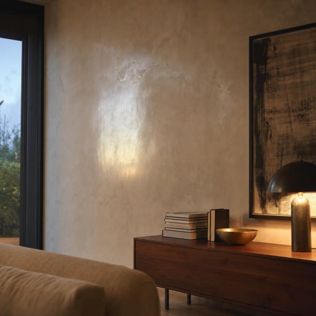 Venetian plaster and marmorino: how polished lime walls work